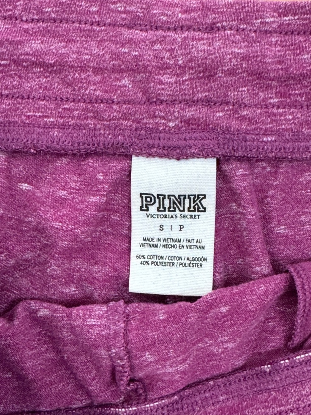 PINK Victoria’s Secret Joggers Size Small Petite Purple Sweatpants - Picture 3 of 3